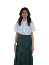 بلوزة قلاب أبيض نصف كم