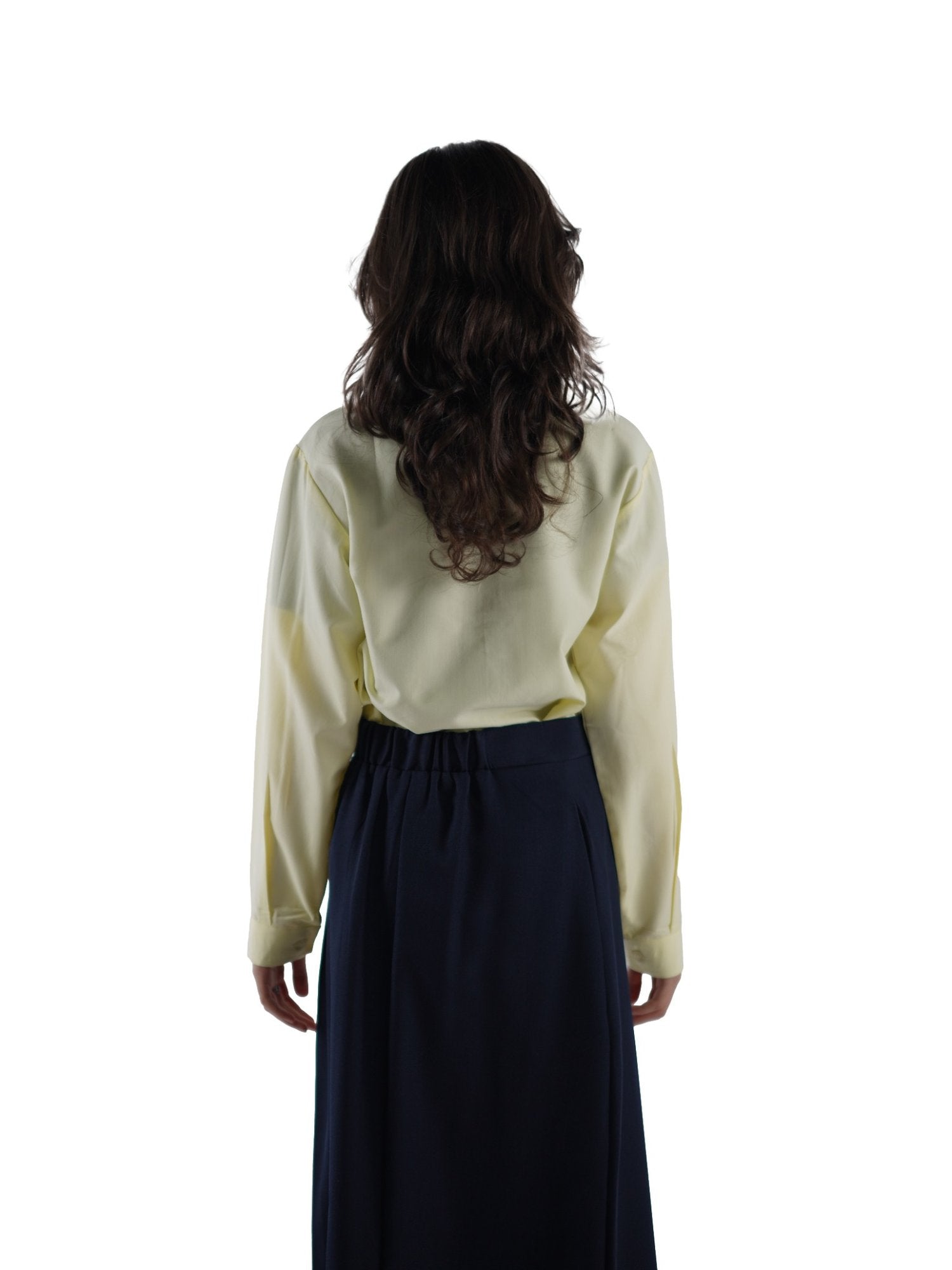 بلوزة قلاب اصفر